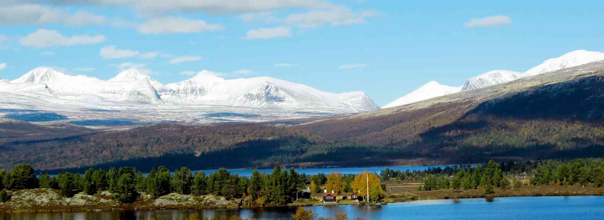 Kvamsfjellet og Rondane i bakgrunn